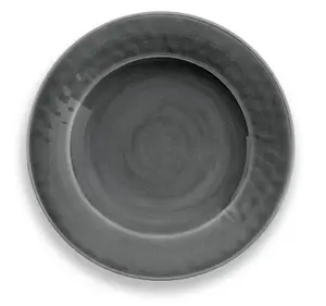 Purely Home Crackle Grey Melamine Dinner Plate