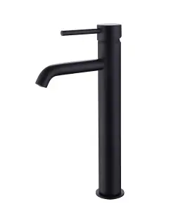 Aquarius RF-Series Tall Mono Basin Mixer Tap Matt Black