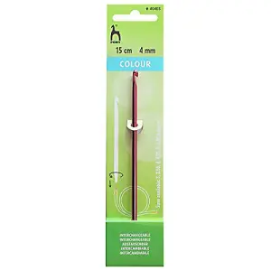 CL C/HK AL 15CMX4.00 - Crochet Hook: Interchangeable: Red: 15cm x 4.00mm - Pony