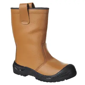 Portwest Steelite Rigger Safety Boot Scuff Cap Tan