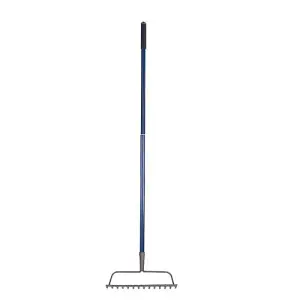 Heavy Duty 1400mm Garden Lawn Leaf Rake Garden Leaves Patio Ground Tool