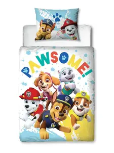 Paw Patrol Splodge Junior Panel Duvet and Pillowcase Set