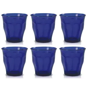 Duralex Picardie Green 250ml Drinking Glass Set (Set of 6) Blue / 310ml