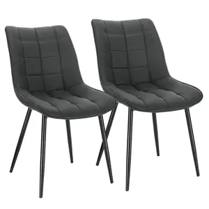 Vassar Upholstered chair (Set of 2) Anthracite