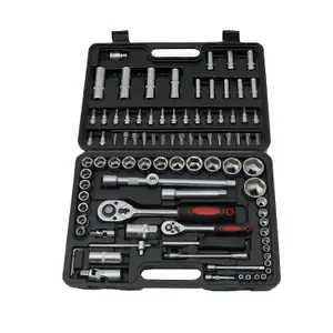 Oypla 94pc 1/4" & 1/2" Socket Ratchet Screwdriver Bit Set with Case