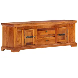 Berkfield TV Cabinet 119x30x40 cm Solid Acacia Wood