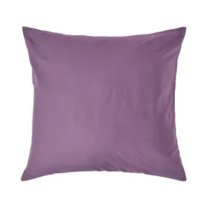 Homescapes Grape Continental Egyptian Cotton Pillowcase 200 TC, 80 x 80 cm