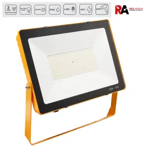 LED Floodlight 110V 200W Slim - Site Lighting 4000K IP65 Rated with Integrated LEDs