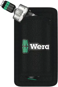 Wera 05051030001 KK Pistol RA High Torque Ratchet Screwdriver & 6 Bits WER051030