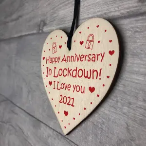 Happy Anniversary Gift In Lockdown 2021 Boyfriend Girlfriend Husband Wife Keepsake