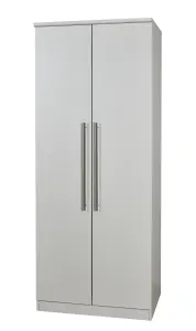 Sherwood Ready assembled Contemporary Matt Grey matt Double Wardrobe (H)1825mm (W)740mm (D)535mm