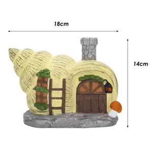 Shell Fairy House Ornament Decoration - The Fairies Enchanted Garden