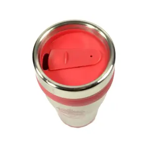 Liverpool FC Executive Metallic Travel Mug Silver/Red (One Size)