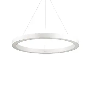 Luminosa Oracle Integrated LED Large Ceiling Pendant White 3000K