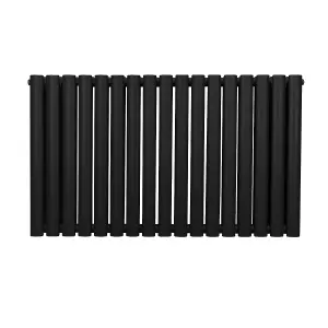 Oval Radiator - 600 x 1020mm - Black