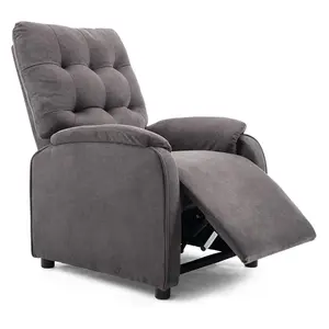 Charlbury Fabric Recliner Armchair Sofa Fireside Chair Reclining Cinema (Charcoal)