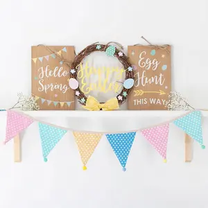 Something Different Hello Spring Plaque Multicoloured (One Size)