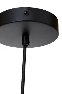 Interiors by Premier Wyra Black Conical Pendant light