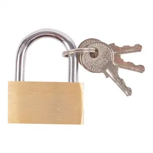 Blackspur - Brass Padlock with Keys - 3cm