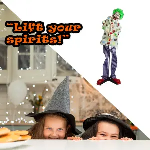 Halloween Animated Clown Ghost Decoration Trick or Treat  36inch MultiColour