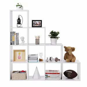 Northville Bookcase White / 129.5" H x 129.5" W x 29" D