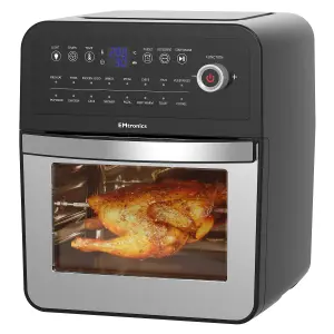 EMtronics 12L Air Fryer Oven Combi with Timer - Stainless Steel