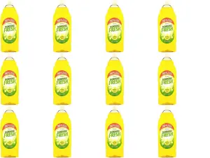 Cussons Morning Fresh Lemon Washing Up Liquid 675ml (Pack of 12)