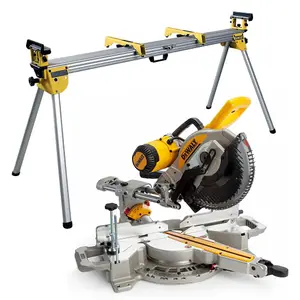 Dewalt DWS727 XPS Double Bevel Slide Mitre Saw 250mm 1675W 240V + DE7023 Legs