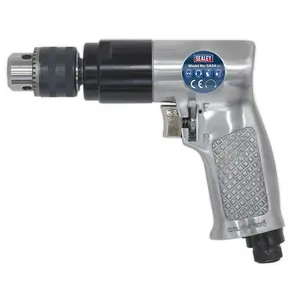 Sealey 10mm 1800 RPM Reversible Air Drill With Polished Aluminium Housing SA24