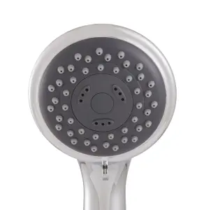 Cooke & Lewis Ignacio Chrome effect 3-spray pattern Shower head