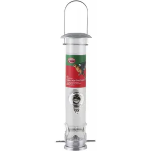 Ambador Wild Birds Deluxe Seed Feeder Silver (S)