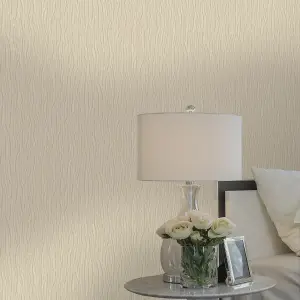 Belgravia Décor Tiffany Beige Heavily Textured Wallpaper