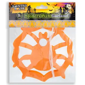 Halloween Spider Garland Paper Home Party Decorations Themed 3M