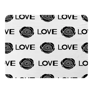 Rose & Love Print (Blanket) / Default Title