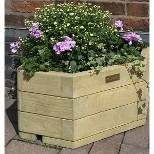 Pressure Treated Corner Garden Planter (1.5ft x 1.5ft)