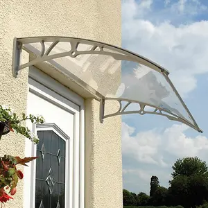 Durable Grey Door Canopy for All Weather Protection