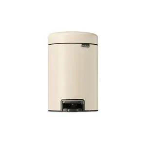 Brabantia NewIcon 3 Litre Soft Closing Pedal Bin Soft Beige