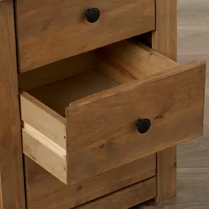 Tetteh 3 Drawer Bedside Table