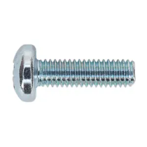 Sealey Machine Screw M6 x 20mm Pan Head Pozi Zinc DIN 7985z Pack of 50 MSP620