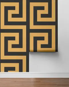 Vogue Greek Key Geometric Unpasted Wallpaper