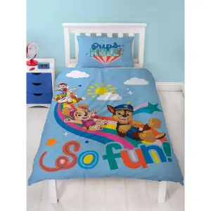 Paw Patrol Im Cool Duvet Cover Set Blue (Single)