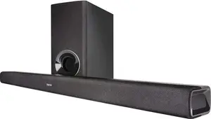 Denon DHT-S316 Soundbar And Wireless Subwoofer For Surround Sound, Bluetooth Sound Bar With Dolby Digital, DTS Decoding, Dialogue Enhancer, HDMI ARC