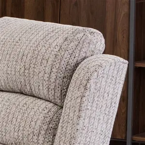 Oak World Windsor 2 Seat Reclining Sofa In Natural Fabric | High Back Comfort Level