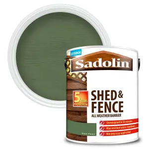 Sadolin Shed and Fence Protector All Weather Barrier - Green Forest - 5L