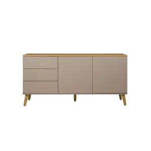 Dot 411.48cm Sideboard Beige / Oak