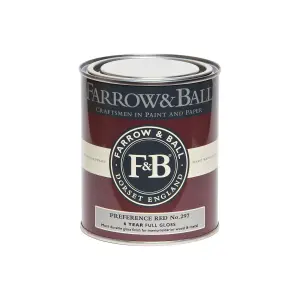 Farrow & Ball Interior Preference red Gloss Metal & wood paint, 750ml