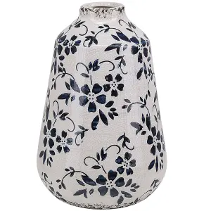 Flower Vase MARONEIA Ceramic White