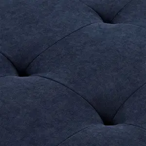 DUSK Sloane Pouffe - Dark Navy Blue