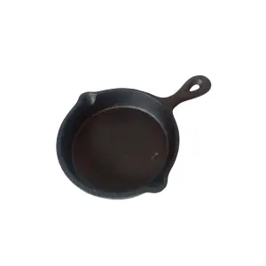 Buckingham Pre Seasoned Cast Iron Mini Skillet 12.5 cm