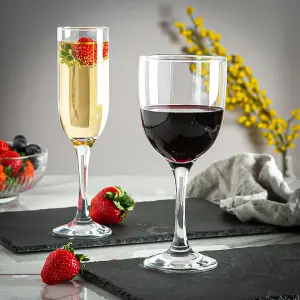 Argon Tableware - Campana Red Wine Glasses - 365ml - Pack of 12 - Clear